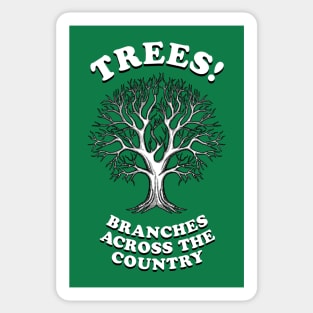 Trees - Branches Across The Country Sticker